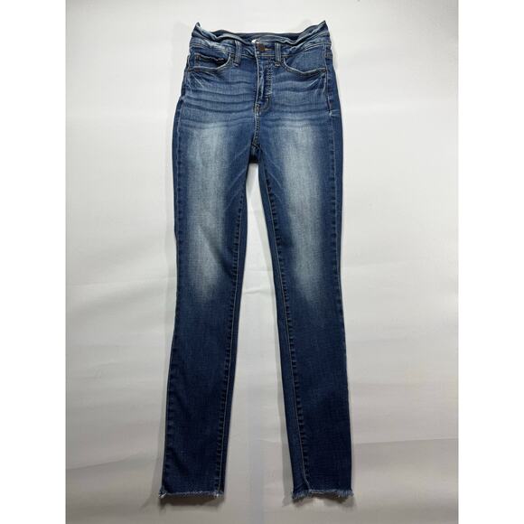 BKE Buckle Womens Billie Slim Fit High Rise Ankle Skinny Jeans - Size 26 (25x28) - Picture 1 of 6
